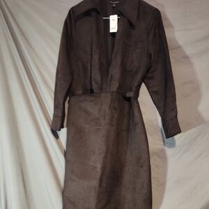 Banana Republic Dark Brown Trench Coat